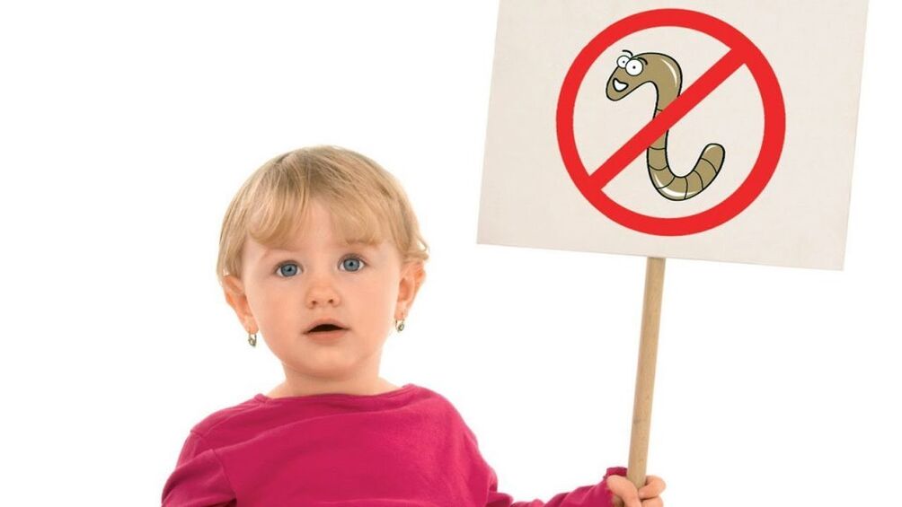 Kinderen zijn het meest vatbaar voor infectie met wormen
